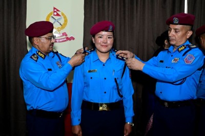  सगरमाथा आरोहण गरेकी प्रनानी शेर्पालाई दर्ज्यानी चिह्न 